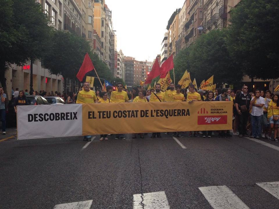 Manifestació de l'any 2013 pels carrers de València